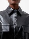 Emmet Vegan Leather Overshirt